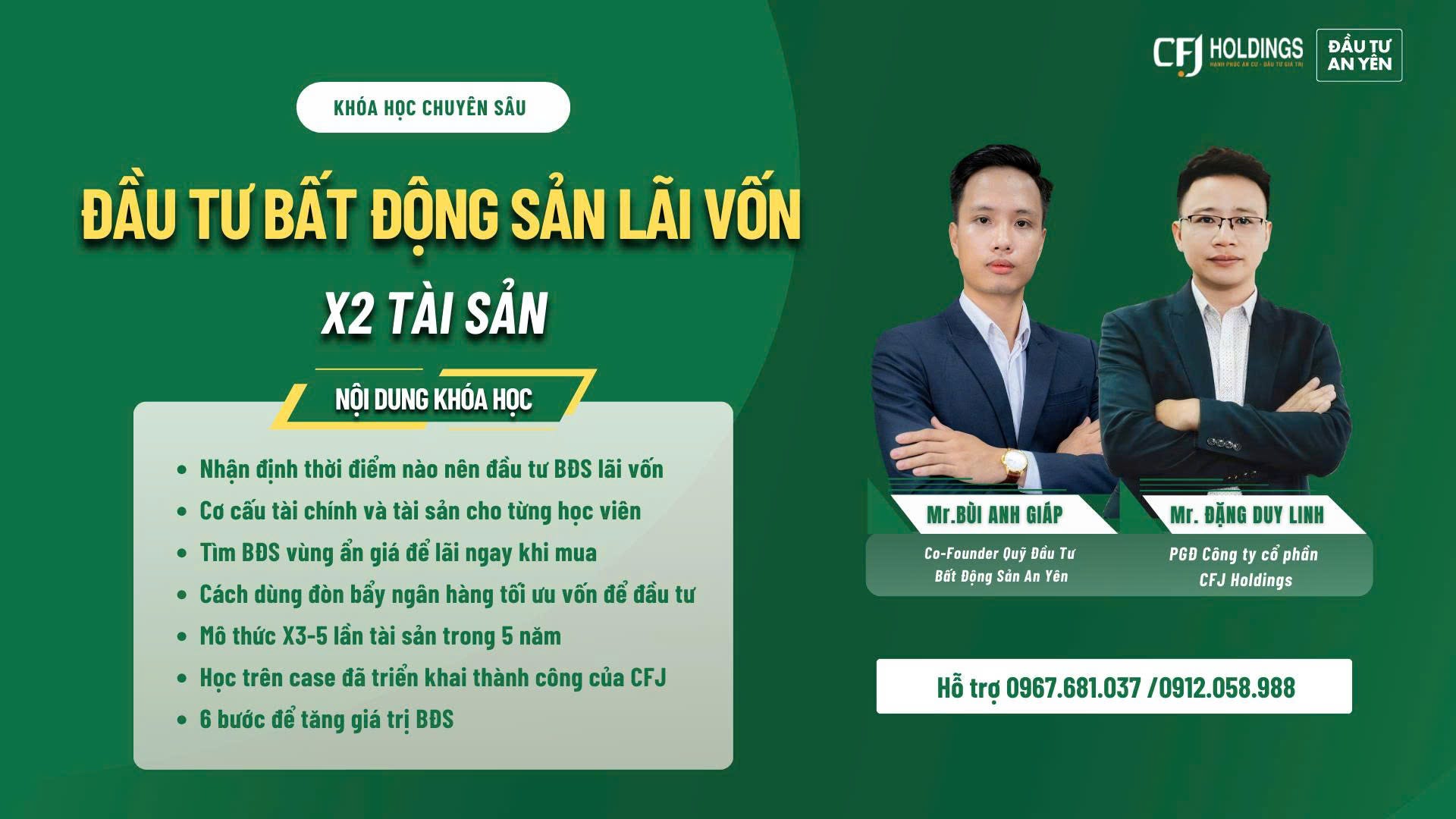 Huấn luyện Lãi Vốn & Dòng Tiền